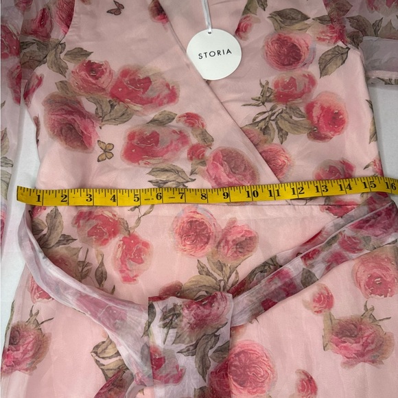 STORIA - Paisley and Floral Embroidered Mini Dress. D28 - Picture 12 of 15